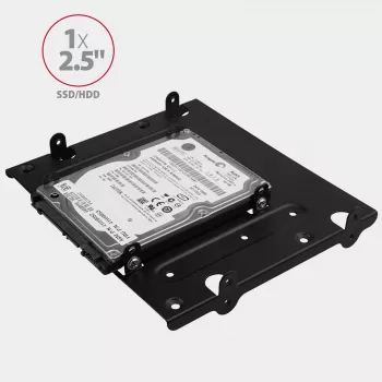 Axagon RHD-435 βάση για 4x 2,5 ίντσες ή 2x 2,5 ίντσες HDD/SSD & 1x 3,5 ίντσες HDD σε θήκη 5,25 ιντσών, μέταλλο