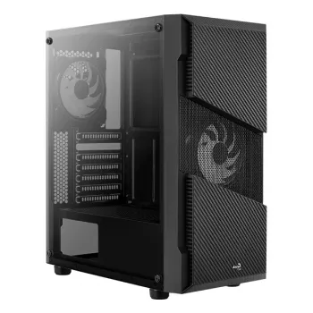 Aerocool Menace Saturn RGB Midi Tower Μαύρο
