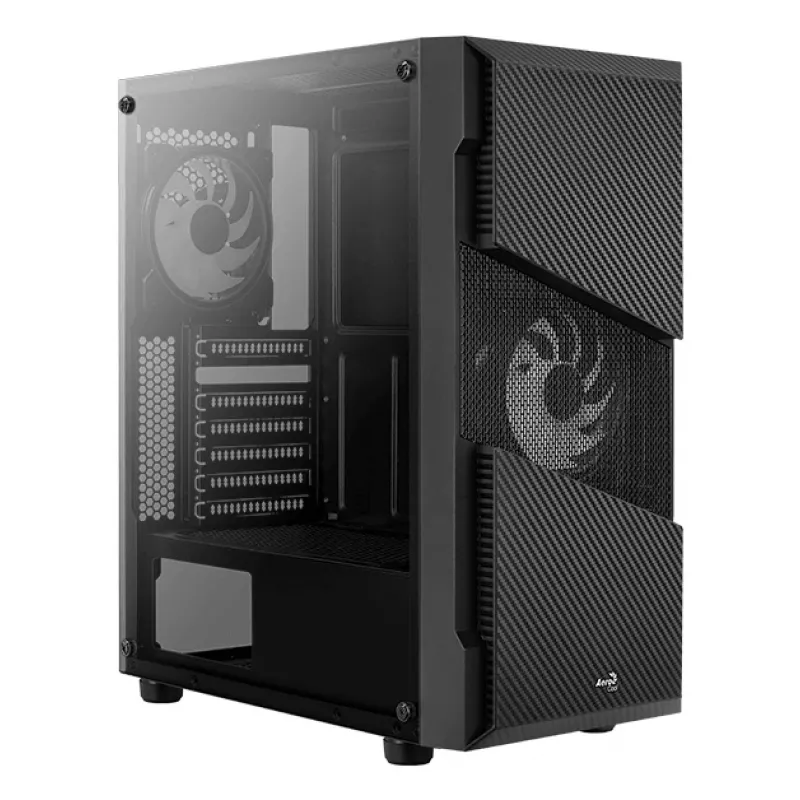 Aerocool Menace Saturn RGB Midi Tower Μαύρο