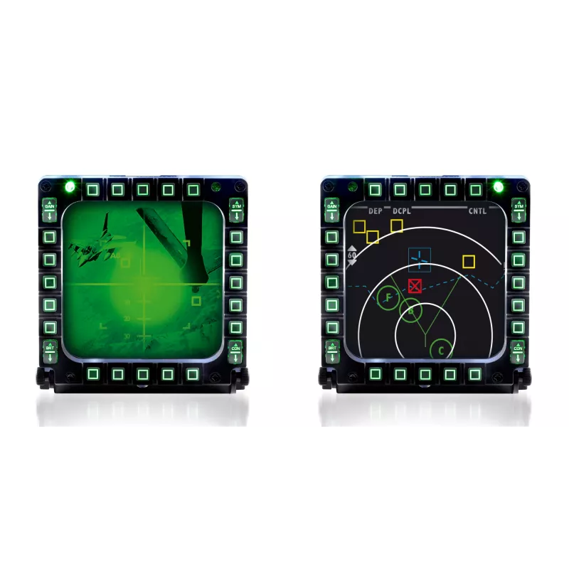 Thrustmaster MFD Cougar Pack Μαύρο Joystick PC