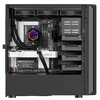 Κουτί PC Silverstone SETA D1 Midi Tower Μαύρο