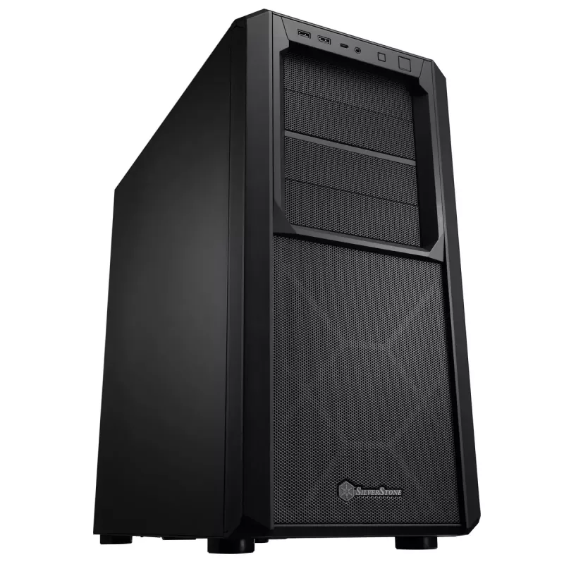 Κουτί PC Silverstone SETA D1 Midi Tower Μαύρο