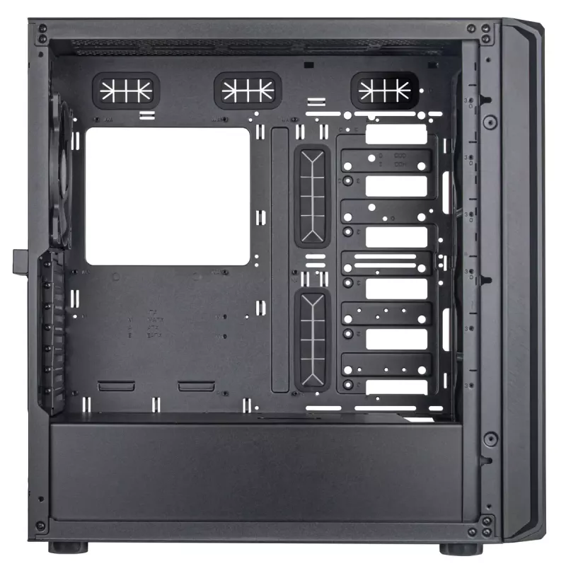 Κουτί PC Silverstone SETA D1 Midi Tower Μαύρο