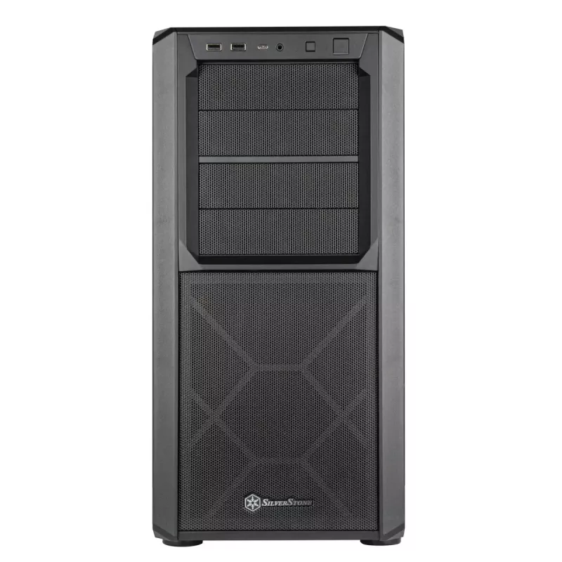 Κουτί PC Silverstone SETA D1 Midi Tower Μαύρο