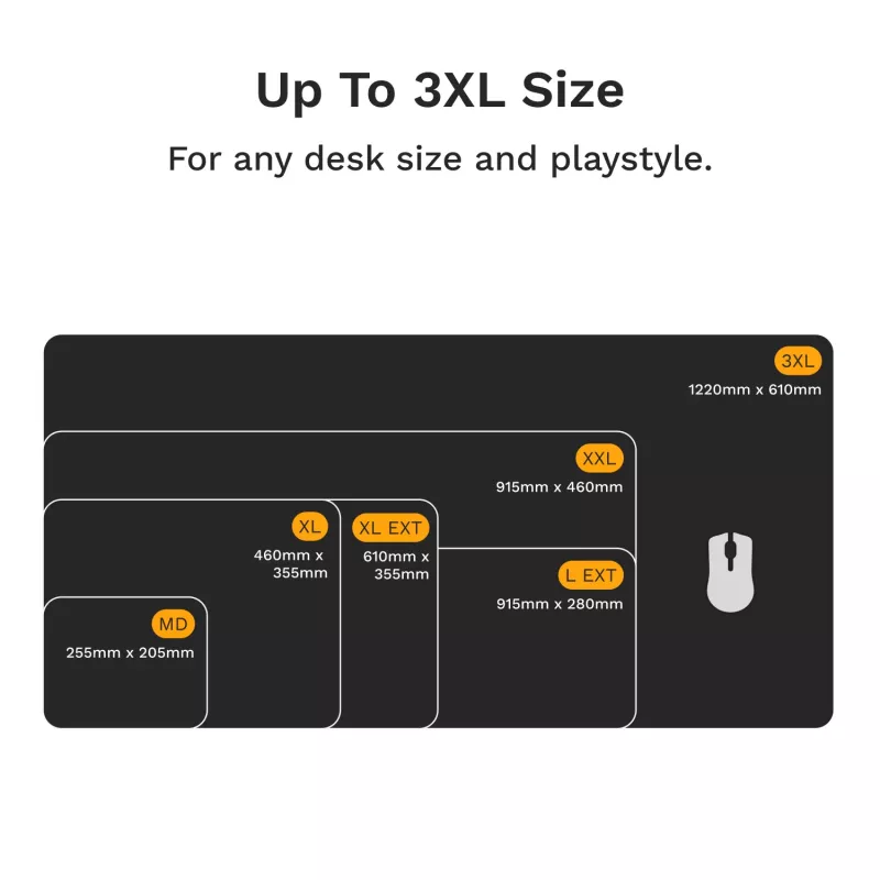 Mouse Pad Glorious Gaming Glorious Mouse Pad 2 XXL Edgeless Μαύρο