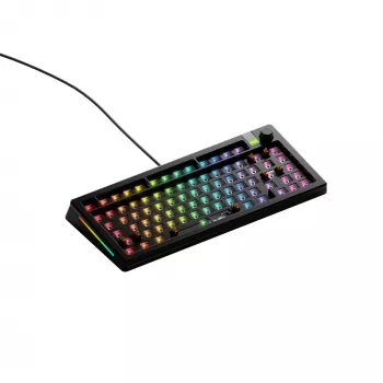 Glorious GMMK 3 Pro 75% barebone gaming πληκτρολόγιο GLO-KB-GMMK3-PRO-75-BB-W-BLK-US, ενσύρματο, διάταξη ANSI US, μαύρο