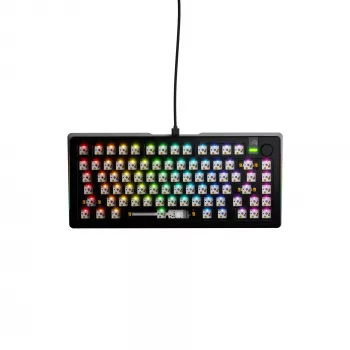 Glorious GMMK 3 Pro 75% barebone gaming πληκτρολόγιο GLO-KB-GMMK3-PRO-75-BB-W-BLK-US, ενσύρματο, διάταξη ANSI US, μαύρο