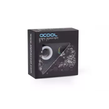 Σετ συναρμολόγησης Alphacool Eiszapfen Προέκταση G1/4 εξωτερικό σπείρωμα σε G1/4 εσωτερικό σπείρωμα λευκό