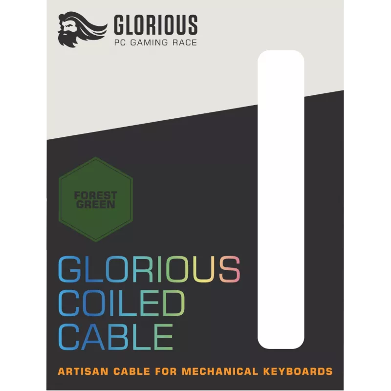 Glorious Gaming Coiled πράσινο 1.37 m
