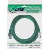 InLine Patch Καλώδιο S/FTP PiMF Cat.6A χωρίς αλογόνα 500MHz πράσινο 1.5m