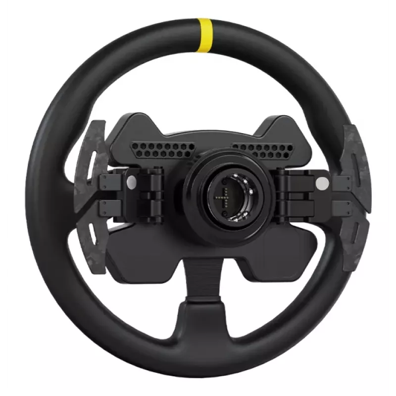 Moza Racing RS V2 Τιμόνι, Τιμόνι, PC, Multi, Ενσύρματο & Ασύρματο, Μαύρο, Ανθρακονήματα, Δέρμα