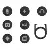 Streamplify HUB DECK 5 διανομέας USB, 4x USB 3.0, 1x USB 2.0, RGB, 12V, καλώδιο τροφοδοσίας ΕΕ, μαύρο