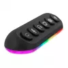 Streamplify HUB DECK 5 διανομέας USB, 4x USB 3.0, 1x USB 2.0, RGB, 12V, καλώδιο τροφοδοσίας ΕΕ, μαύρο