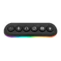 Streamplify HUB DECK 5 διανομέας USB, 4x USB 3.0, 1x USB 2.0, RGB, 12V, καλώδιο τροφοδοσίας ΕΕ, μαύρο