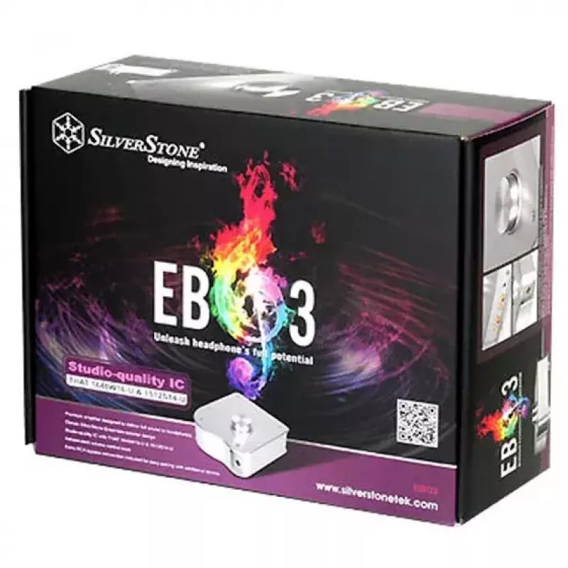 Ενισχυτής ακουστικών Silverstone SST-EB03S 16-600Ω 6,3 mm