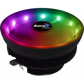 Ψύκτρα επεξεργαστή Aerocool Core Plus, ARGB, 120 mm, μαύρη