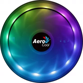 Ψύκτρα επεξεργαστή Aerocool Core Plus, ARGB, 120 mm, μαύρη