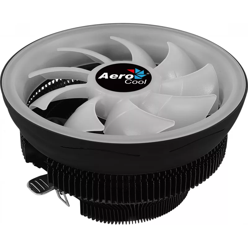 Ψύκτρα επεξεργαστή Aerocool Core Plus, ARGB, 120 mm, μαύρη