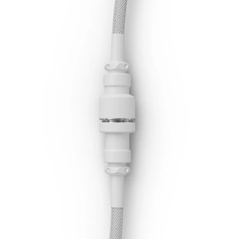 Coiled Καλώδιο USB GLORIOUS GMMK Ghost White (GLO-KB-ACC-CBL-COIL-GWHT) – Σπιράλ καλώδιο, Ghost White