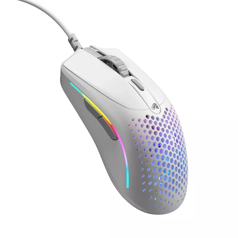 Glorious Gaming Glorious Model O 2 Mini - Ματ λευκό, Δεξιόχειρας, Οπτικό, USB Type-A, 26000 DPI, Λευκό
