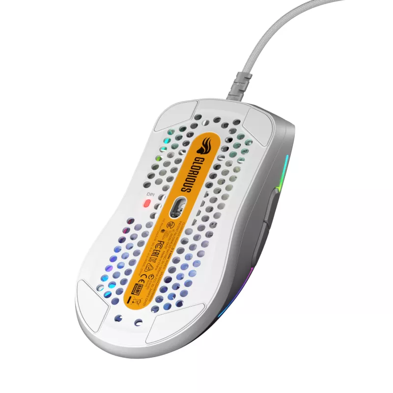 Glorious Gaming Glorious Model O 2 Mini - Ματ λευκό, Δεξιόχειρας, Οπτικό, USB Type-A, 26000 DPI, Λευκό