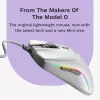 Glorious Gaming Glorious Model O 2 Mini - Ματ λευκό, Δεξιόχειρας, Οπτικό, USB Type-A, 26000 DPI, Λευκό