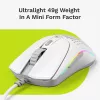Glorious Gaming Glorious Model O 2 Mini - Ματ λευκό, Δεξιόχειρας, Οπτικό, USB Type-A, 26000 DPI, Λευκό