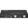 InLine 2x1 HDMI KVM Switch, 2x1, HDMI 4K2K, USB 2.0-Hub, με Ήχο