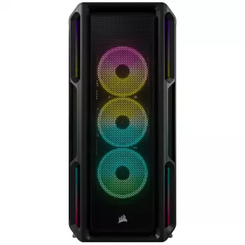 CORSAIR Κουτί PC Mid-Tower ATX – iCUE 5000T – RGB Tempered Glass – Μαύρο