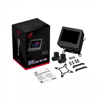Water block ASUS ROG RYUJIN III WB Copper Μαύρο 89x89x107 mm