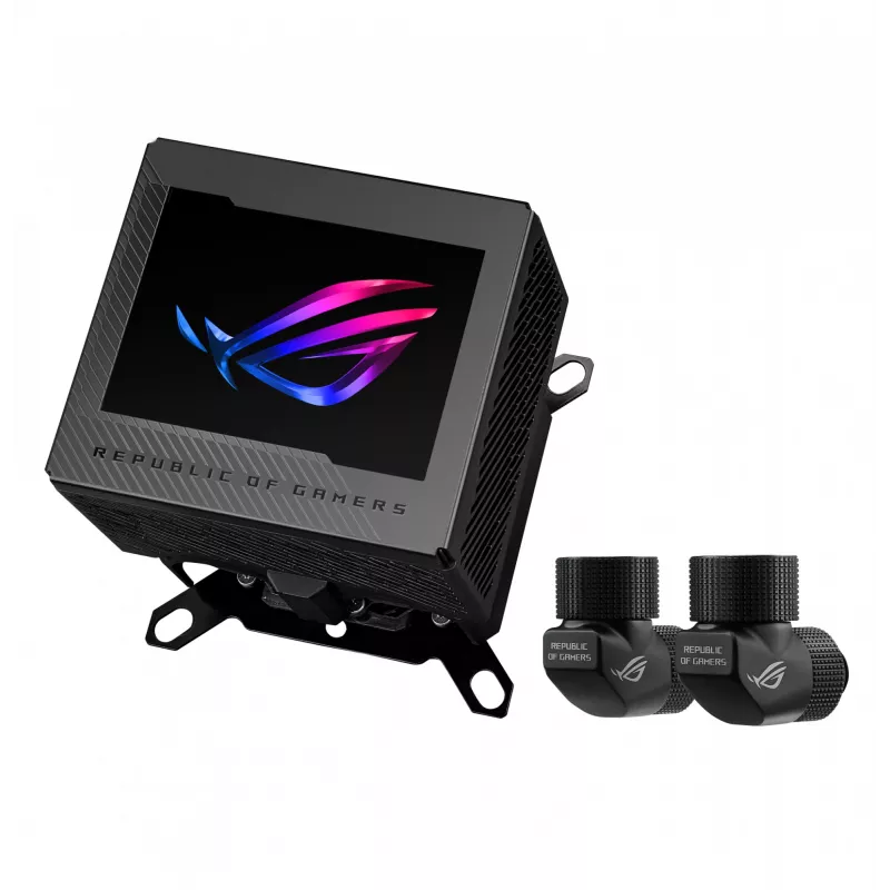Water block ASUS ROG RYUJIN III WB Copper Μαύρο 89x89x107 mm