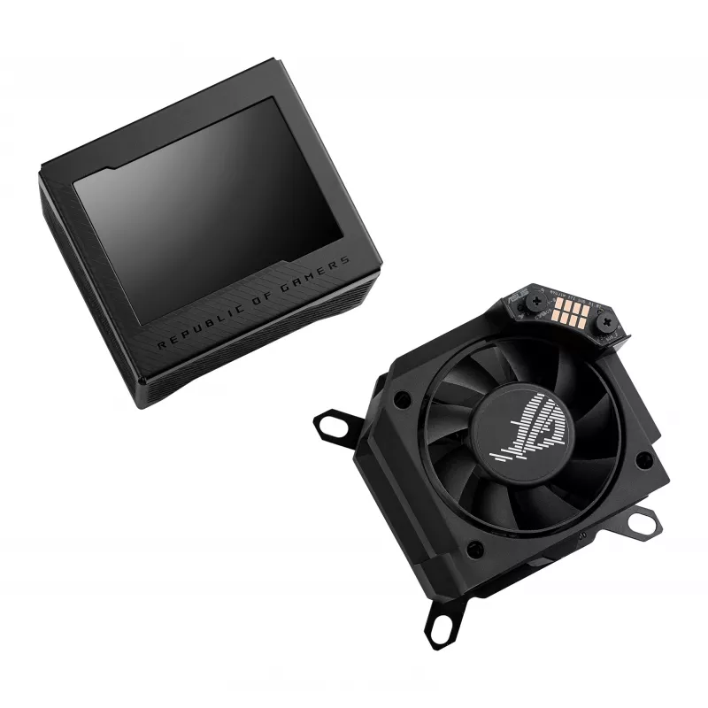 Water block ASUS ROG RYUJIN III WB Copper Μαύρο 89x89x107 mm