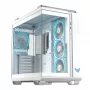 Κουτί PC ASUS TUF GAMING GT502 Horizon TG ARGB Λευκό — Midi Tower, ATX, σκληρυμένο γυαλί, 4×3,5-ίντσες υποδοχές, μέγ. GPU 400 mm