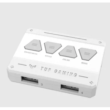 Αερόψυκτρα ASUS TUF GAMING TF120 ARGB WHITE EDITION — 3×120 mm ανεμιστήρες, 1900 U/min, 29 dB, τηλεχειριστήριο