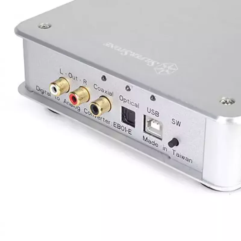 Audio Interface Silverstone EB01-E ασημί