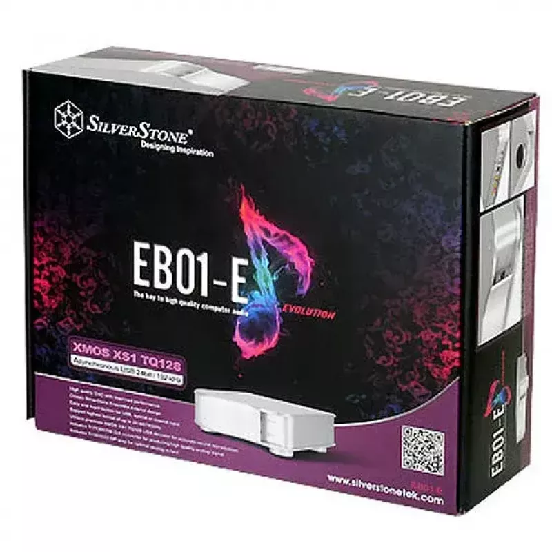 Audio Interface Silverstone EB01-E ασημί
