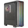 Aerocool SKYLINEV2BK Κουτί PC ATX Dual Front Panel LED ARGB Fan ARGB 12cm Μαύρο