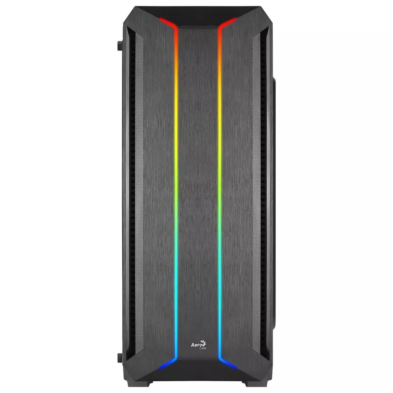 Aerocool SKYLINEV2BK Κουτί PC ATX Dual Front Panel LED ARGB Fan ARGB 12cm Μαύρο