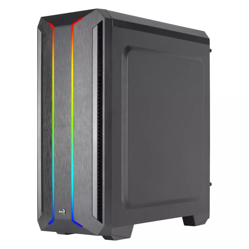 Aerocool SKYLINEV2BK Κουτί PC ATX Dual Front Panel LED ARGB Fan ARGB 12cm Μαύρο