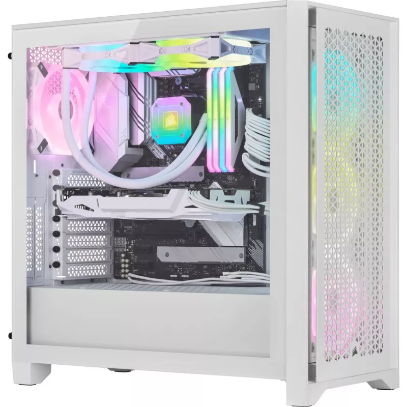 CORSAIR Κουτί Midi Tower - Icue 4000d RGB Λευκό