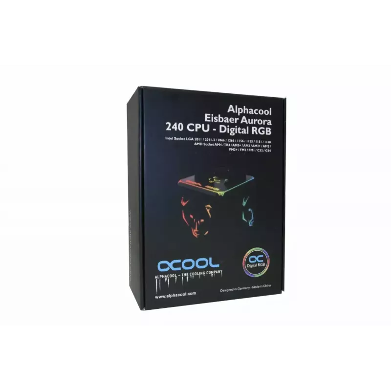 Υδρόψυξη Alphacool Eisbaer Aurora 240 CPU Επεξεργαστής Μαύρο