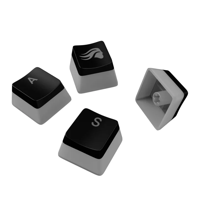 Glorious GPBT Aura V3 σετ keycaps, διάταξη ANSI (US), PBT, Doubleshot, μαύρο