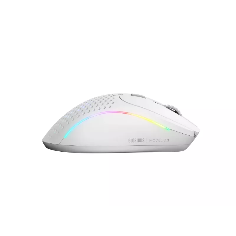 Glorious Gaming Glorious Model D 2 Wireless - ματ λευκό, δεξιόχειρας, RF Wireless, 19000 DPI, λευκό