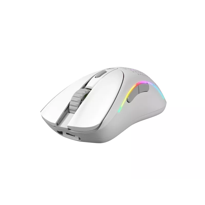 Glorious Gaming Glorious Model D 2 Wireless - ματ λευκό, δεξιόχειρας, RF Wireless, 19000 DPI, λευκό