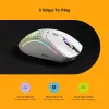Glorious Gaming Glorious Model D 2 Wireless - ματ λευκό, δεξιόχειρας, RF Wireless, 19000 DPI, λευκό