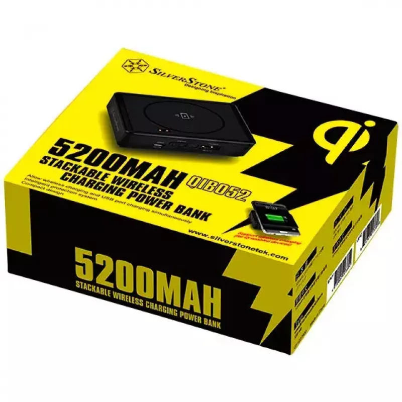 Φορητό Powerbank Silverstone QIB052 5200 mAh