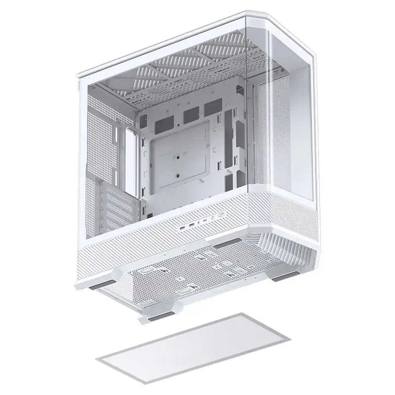 Κουτί υπολογιστή Jonsbo D400 Midi Tower ATX Tempered Glass – Λευκό