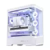 Κουτί υπολογιστή Jonsbo D400 Midi Tower ATX Tempered Glass – Λευκό