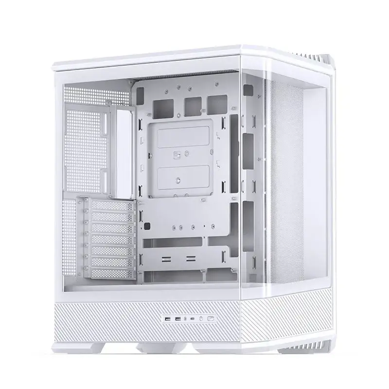 Κουτί υπολογιστή Jonsbo D400 Midi Tower ATX Tempered Glass – Λευκό