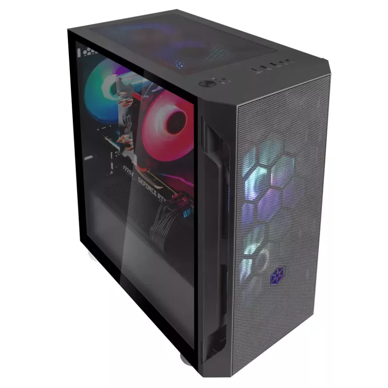Κουτί PC Silverstone FARA H1M PRO Micro Tower Μαύρο